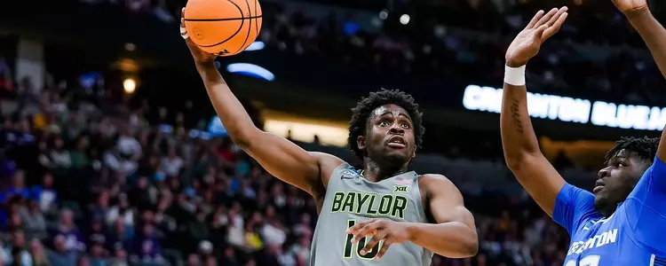 Adam Flagler looks for the layup against Creighton in the Second Round of the NCAA Tournament