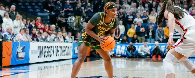 Ja'Mee Asberry against UConn in the Second Round of the NCAA Tournament