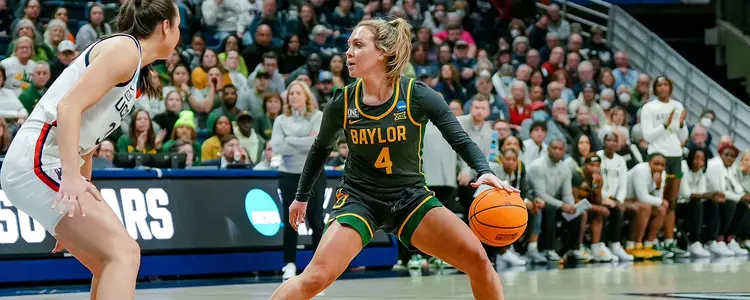 Jana Van Gytenbeek against UConn in the Second Round of the NCAA Tournament
