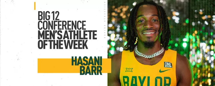 Hasani Barr - Big 12 AOTW - April 12