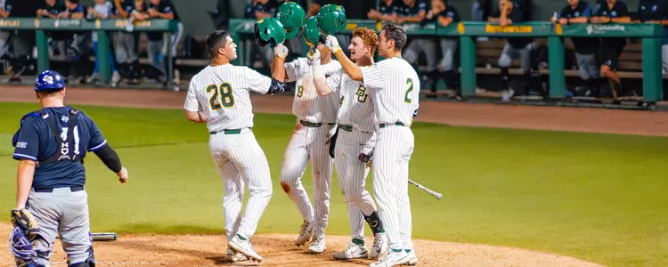 John Ceccoli hits a home run against SFA in 2023