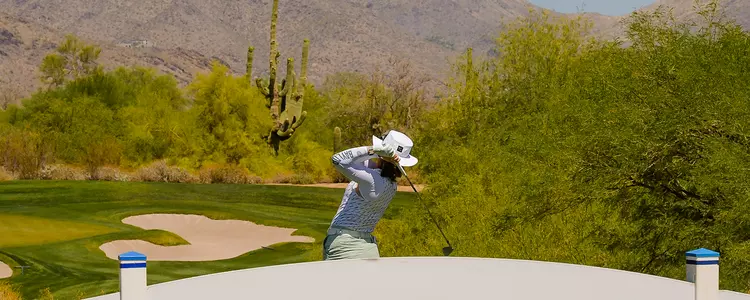 Rosie Belsham Par Three Tee Shot