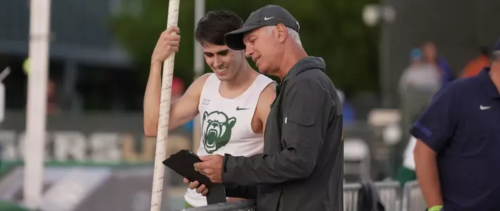 Ben Conacher and Coach Richards at NCAA West Prelim