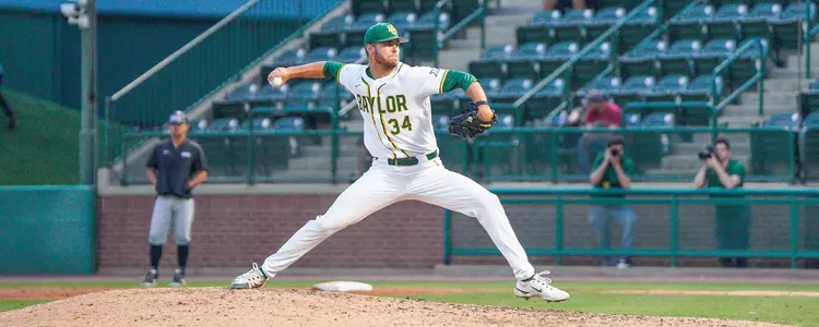 Anderson Needham pitching against GCU in 2023