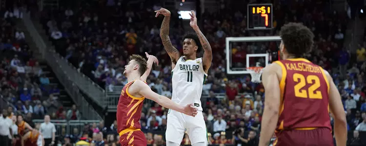 Jalen Bridges Three Pointer vs. Iowa State
