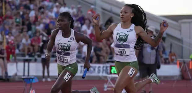 Imaobong Uko and Mariah Ayers qualifying for the NCAA national finals