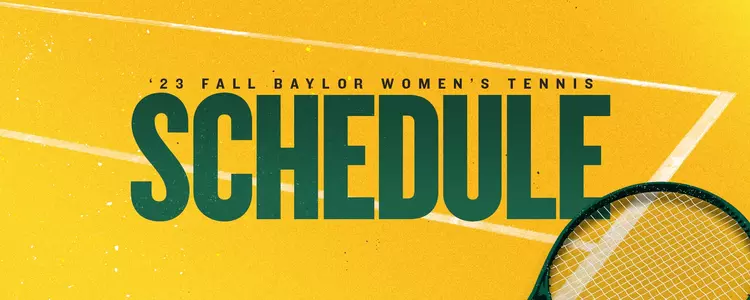 Women's Tennis Fall Schedule Webheader