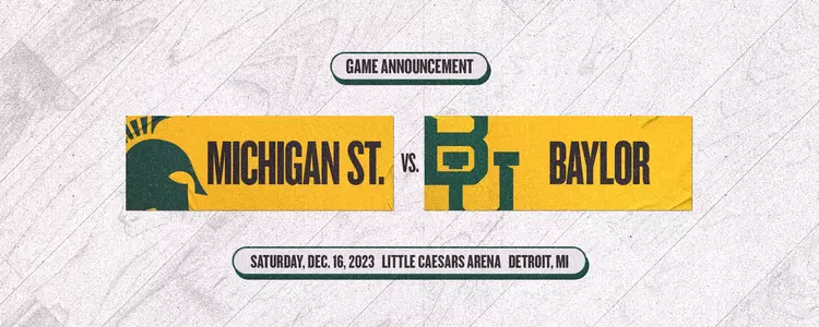 Baylor versus Michigan State Graphic