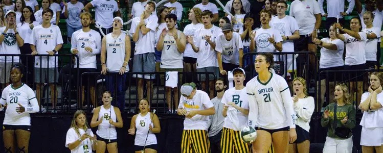 Elise McGhee serves against Ohio State