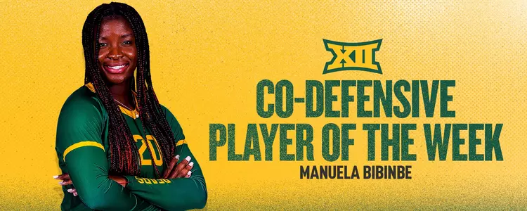 Manuela Bibinbe Big 12 Co-Defensive Player of the Week Award