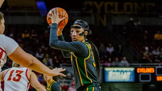 Littlepage-Buggs looks to pass against Iowa State