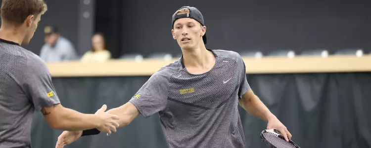 Oskar Brostrom Poulsen in doubles against ACU