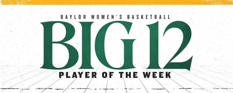 WBB Big 12 Player of the Week Webheader
