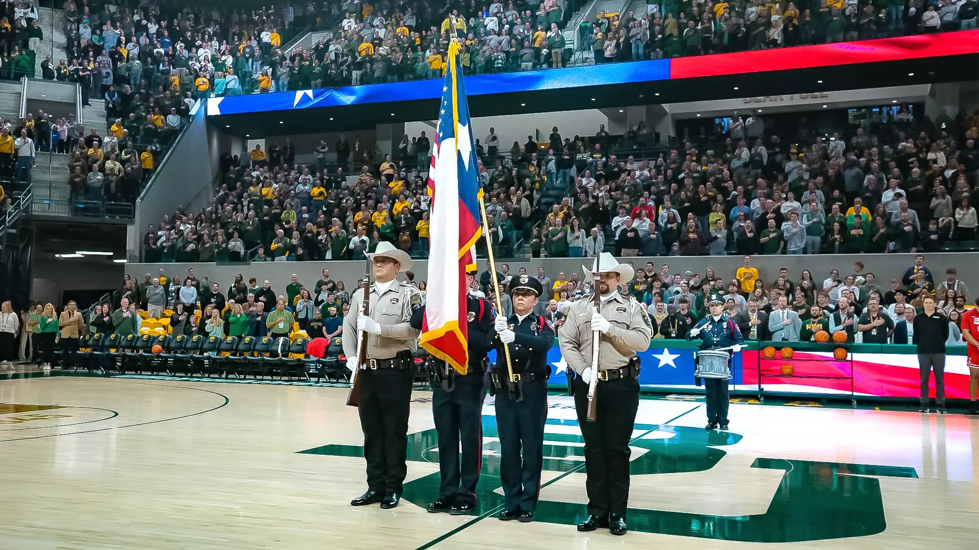 Inaugural Game - Waco PD national anthem