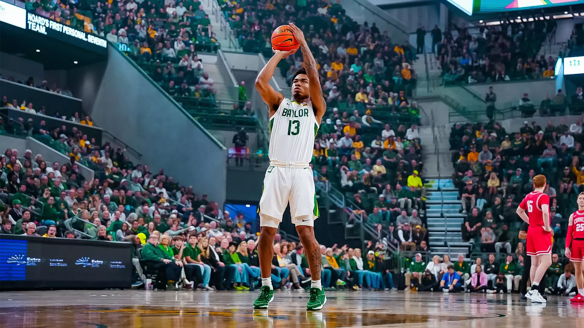 Inaugural Game - Langston Love shoots