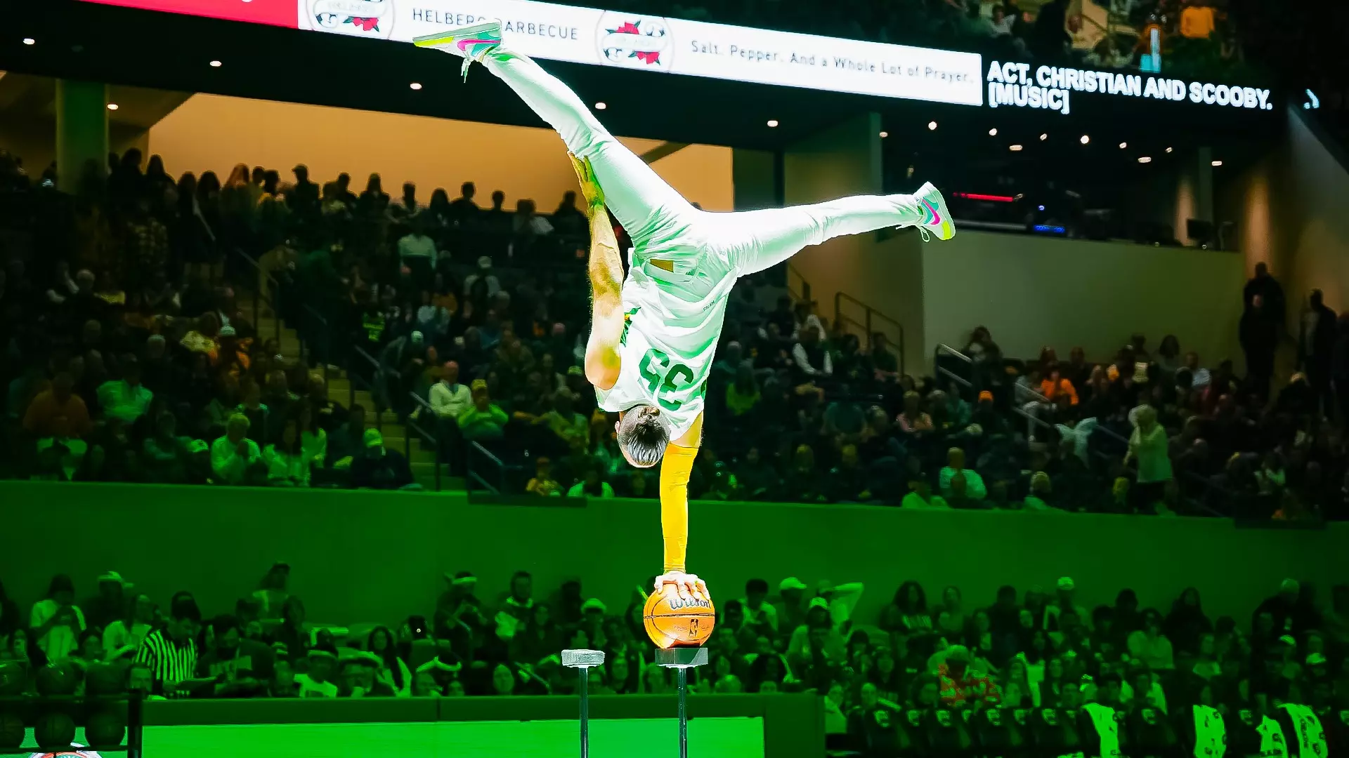 Inaugural Game - Christian & Scooby perform at halftime