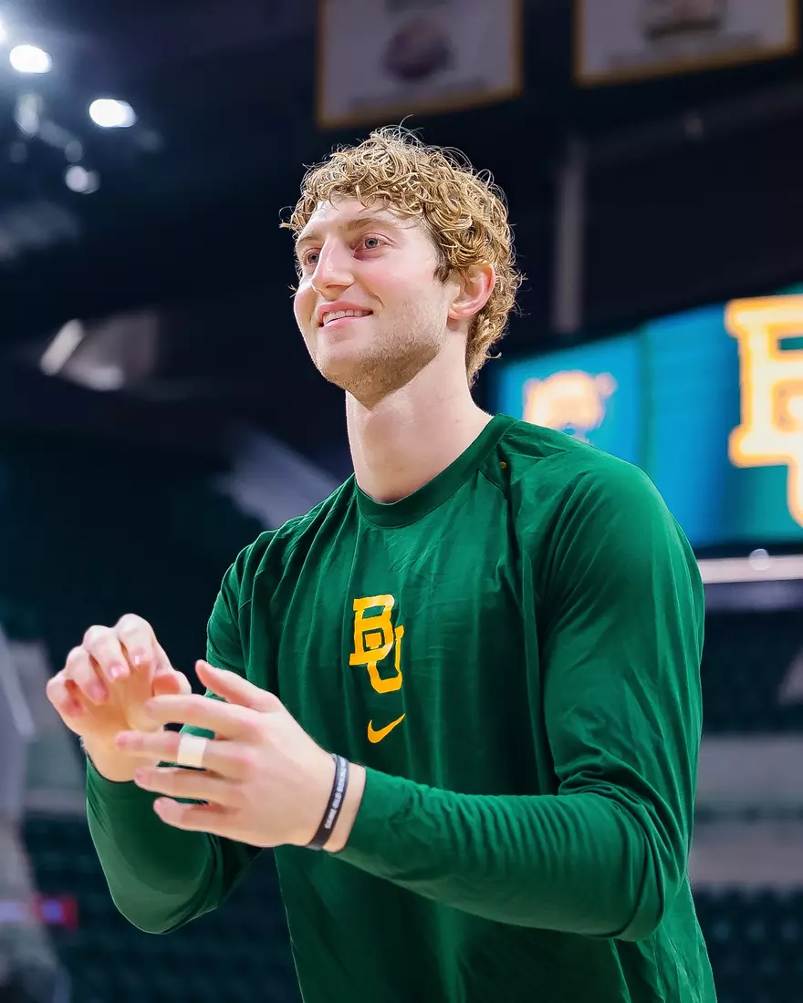 Inaugural Game - Caleb Lohner warming up