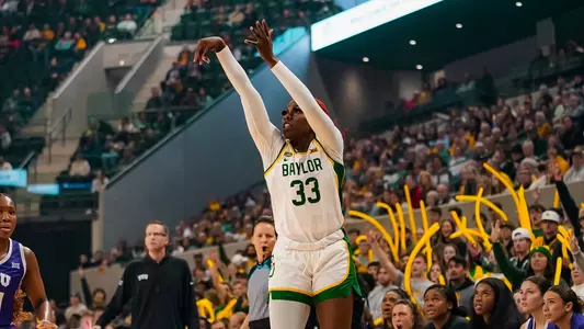 Inaugural game - Aijha Blackwell shoots the three