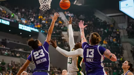 Inaugural game - Aijha Blackwell goes for the layup