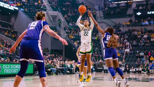 Inaugural game - Bella Fontleroy shoots the three