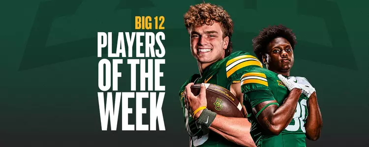 Robertson and Washington Big 12 PoTW 2024