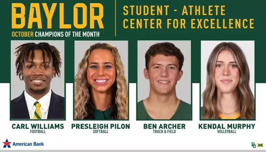 SACE October Student Athletes of the Month