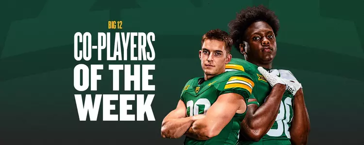 Hankins, Washington Big 12 Co-PoW Graphic