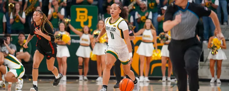 Jada Walker in exhibition against Langston