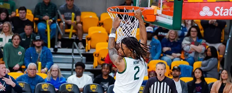 Jayden Nunn dunks vs Arlington Baptist