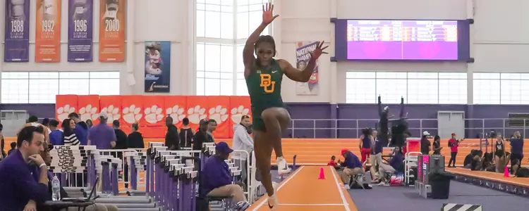 Koi Johnson triple jump finals at 2024 Tiger Paw Invite