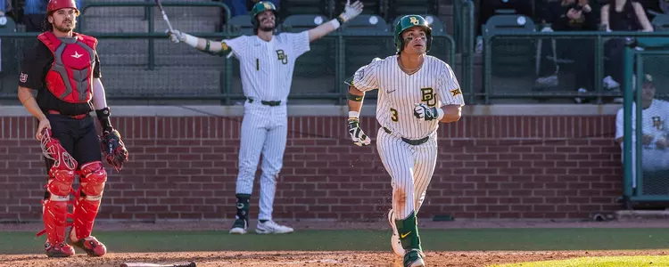 Enzo Apodaca homers against Lamar in 2024