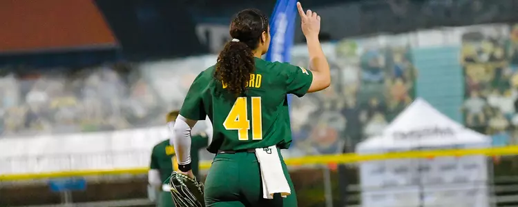 Aliyah Binford pitcher against Missouri
