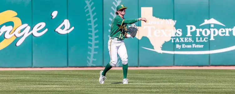 Ty Johnson in center field against Indiana 2024
