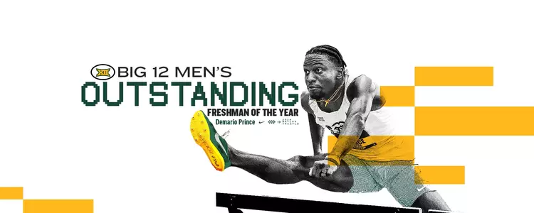 Demario Prince - 2024 Indoor Big 12 Men's Outstanding Freshman of the Year