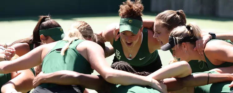 Team huddle shot vs Houston
