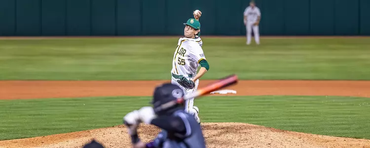 Tanner Duke pitching against SFA 2024