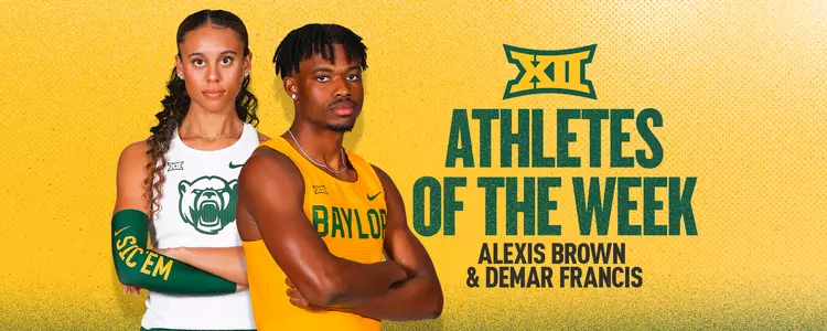 Alexis Brown & Demar Francis Big 12 Athletes of the Week (3/27/24)