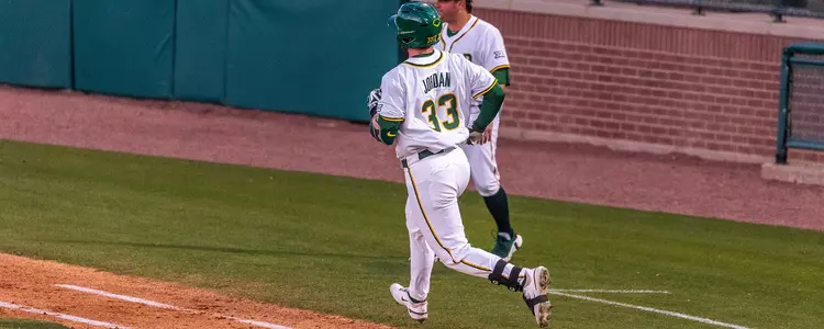 Wesley Jordan running the bases against Cincinnati 2024