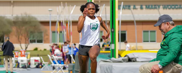 Koi Johnson in Clyde Hart Classic Long Jump