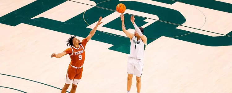 Miro Little gets a three against Texas