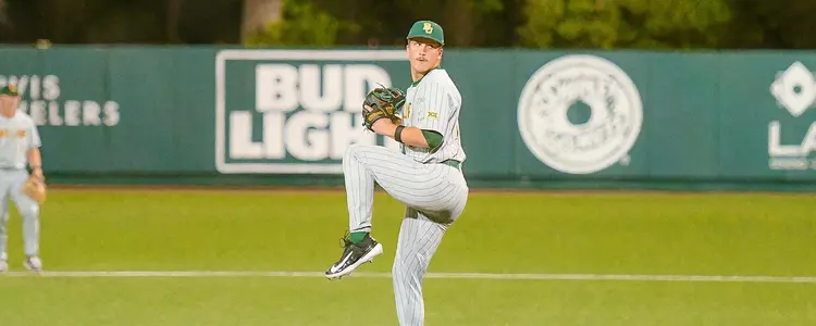 Mason Marriott pitching at Houston 2024