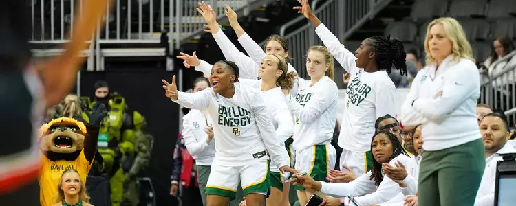 Bench celebrates against Texas Tech