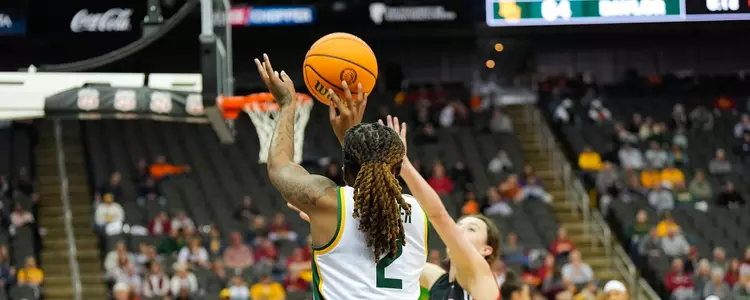 Yaya Felder shoots against Texas Tech