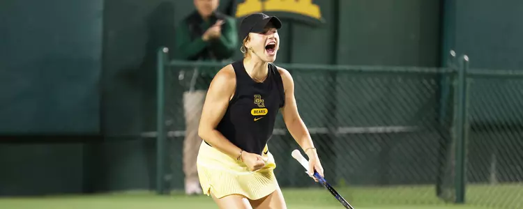 Danielle Tuhten celebrates vs UCF
