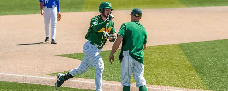 Wesley Jordan rounds third after hitting a home run at BYU 2024