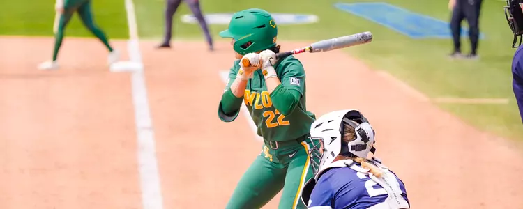 Ana Watson batting against BYU