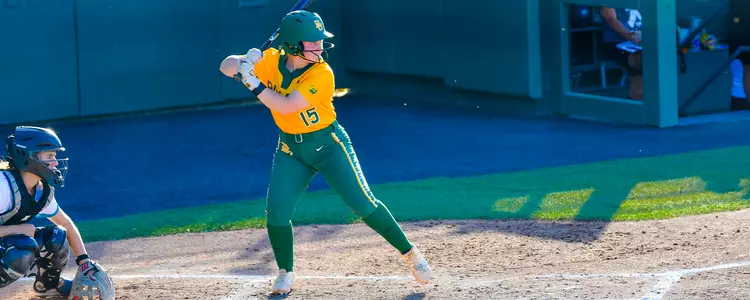 Sydney Collazos batting against Texas State