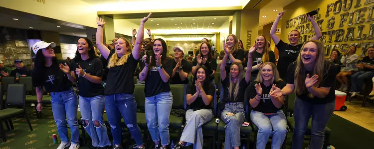 Softball selection show celebration