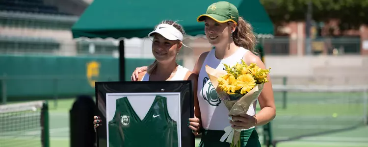 Harvison and Kaleckova senior day