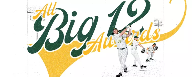 2024 Baseball All-Big 12 Awards Graphic